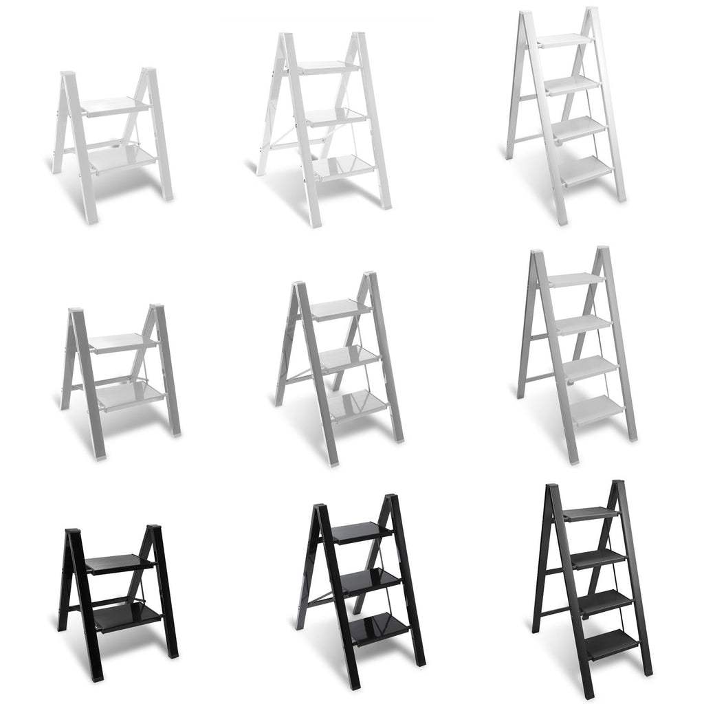 BMOT Leiter Klappbar Leicht Aluminium 2/3/4 Stufen