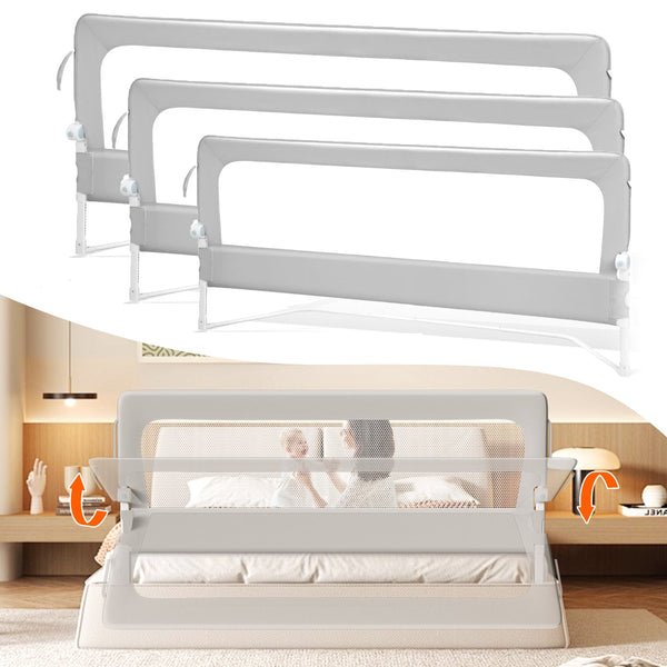 BMOT Bettgitter Rausfallschutz Klappbar Höhenverstellbar