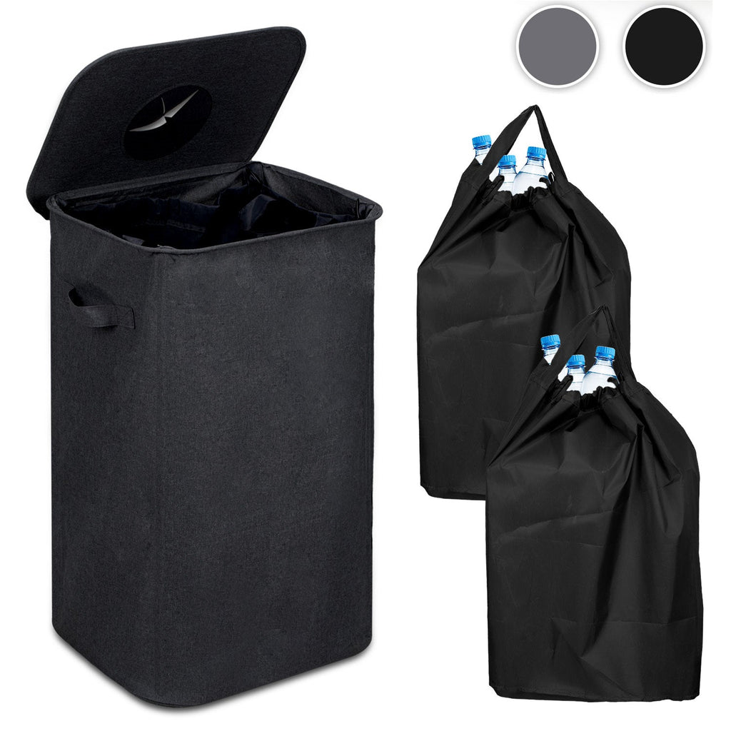 BMOT 100L Pfandflaschen Aufbewahrung Sammelbehälter Recycling