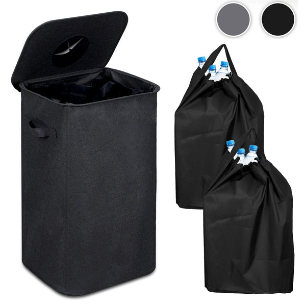 BMOT 100L Pfandflaschen Aufbewahrung Sammelbehälter Recycling