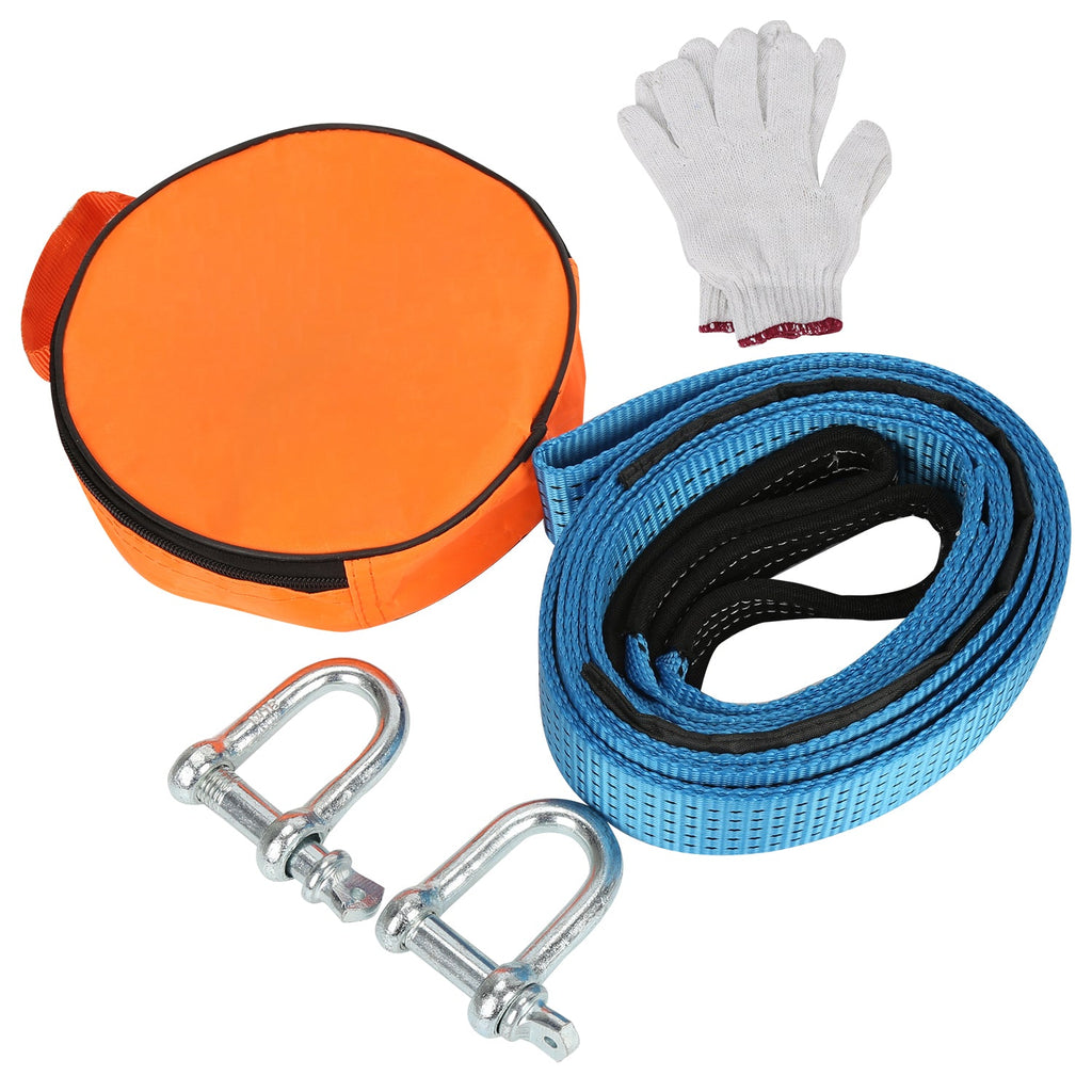 BMOT Abschleppseil Notfall-Abschleppgurt 5 cm x 5 m