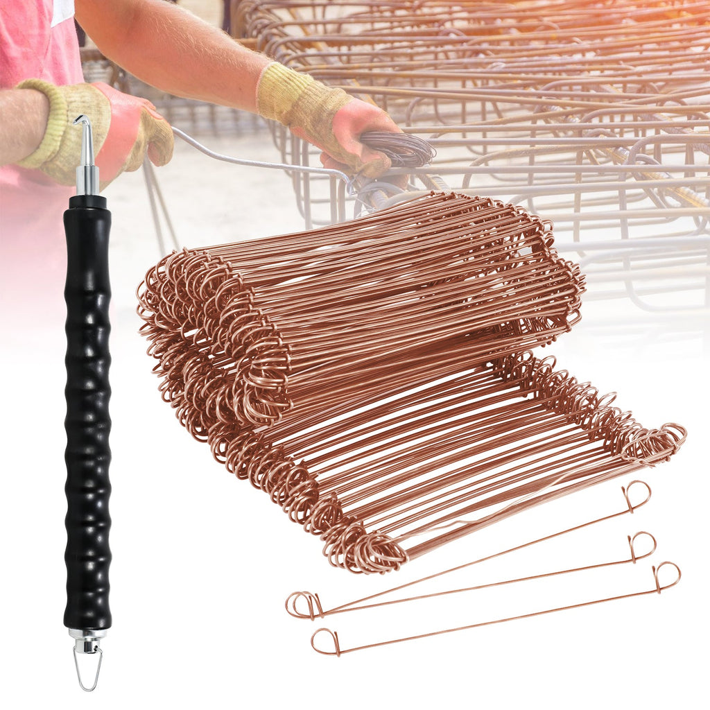 BMOT Rödeldraht Ø1,0 x 100 mm/140mm Betonbindedraht 1000 Stk