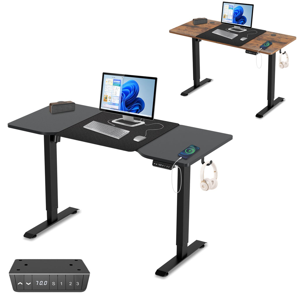 BMOT Schreibtisch Höhenverstellbar Elektrisch Computertisch