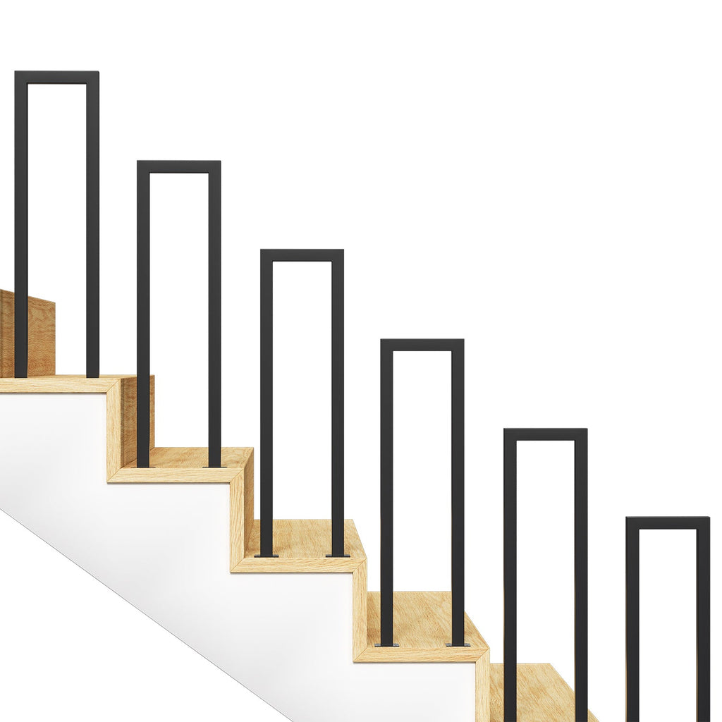 BMOT Treppengeländer U-förmige Handlauf 75cm