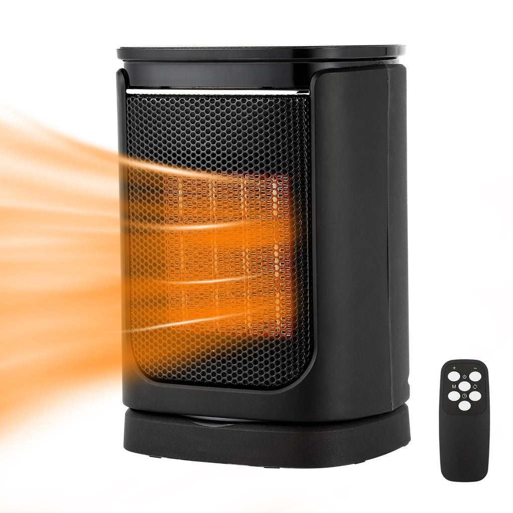 BMOT 1500W Keramik Heizlüfter mit Fernbedienung