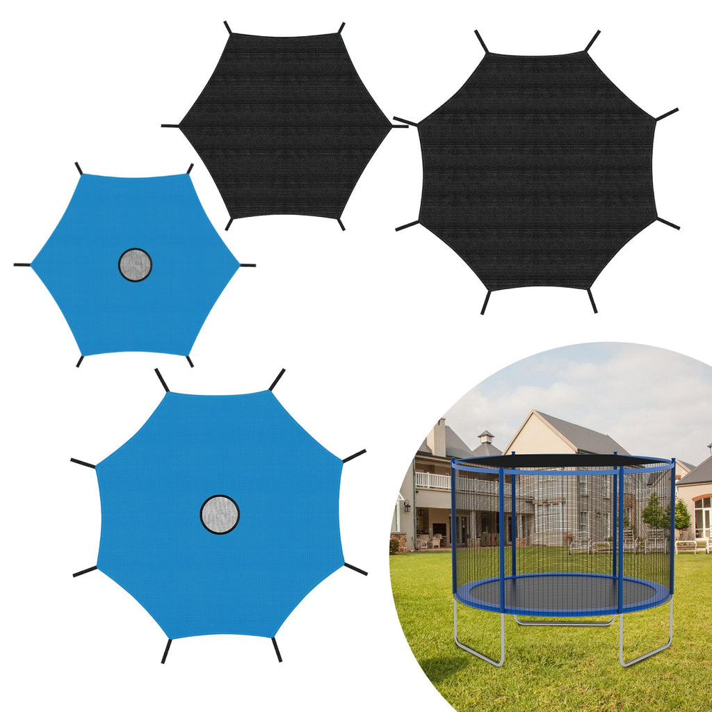 BMOT Trampolin Abdeckung Sonnenschutz Ø 244cm Ø 306cm