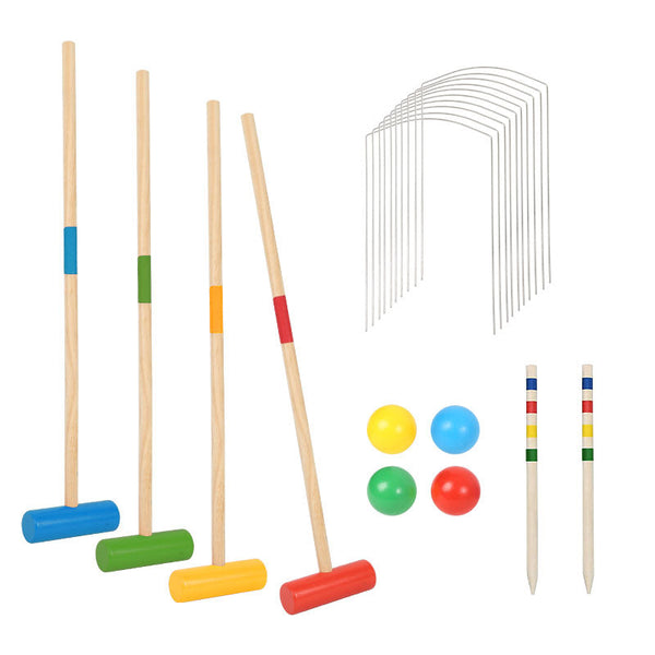 BMOT Krocket Set 2-4 Spieler Croquet Set