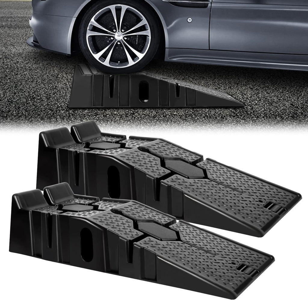 BMOT 2er-Set Kunststoff Auffahrrampe bis 2.5T