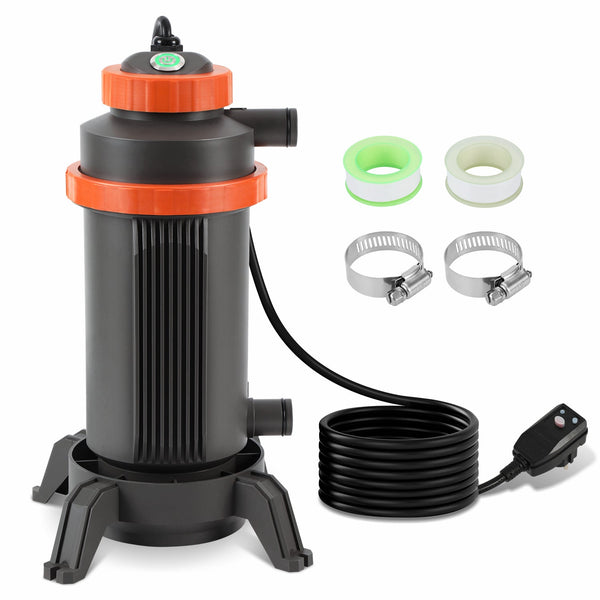 BMOT Poolheizung Elektrisch Schwimmbadheizung bis zu 45°