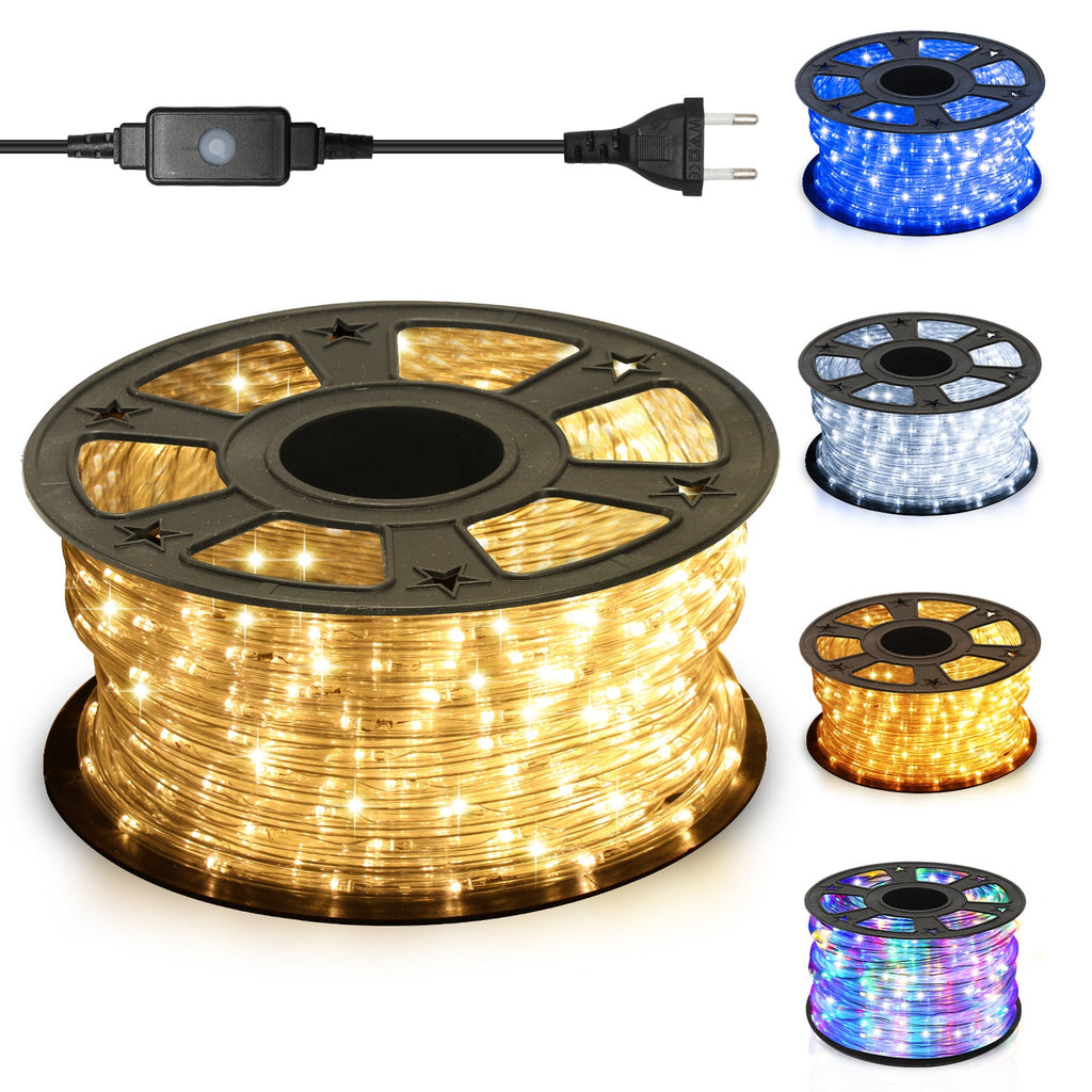 BMOT LED Lichterschlauch mit Timer und 8 Modi 10m-50m