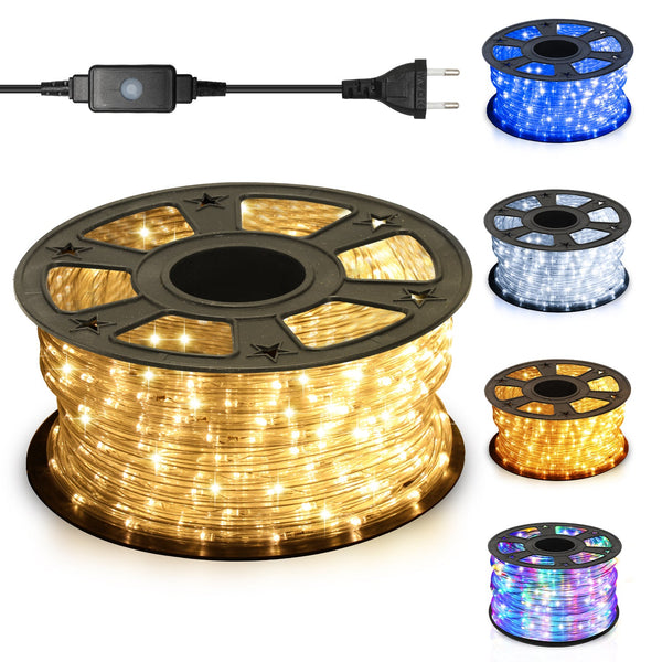 BMOT LED Lichterschlauch mit Timer und 8 Modi 10m-50m