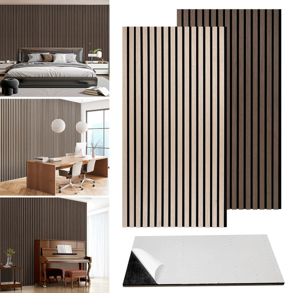 BMOT Akustikpaneele Holz Selbstklebend 120x60cm