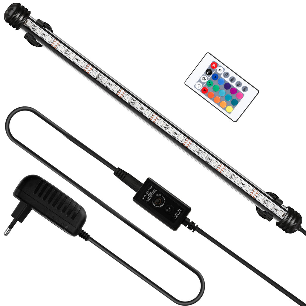 BMOT Aquarium LED Beleuchtung,  IP67 Wasserdicht, Aquarium-Lichtleiste mit automatischem Timer-Schalter