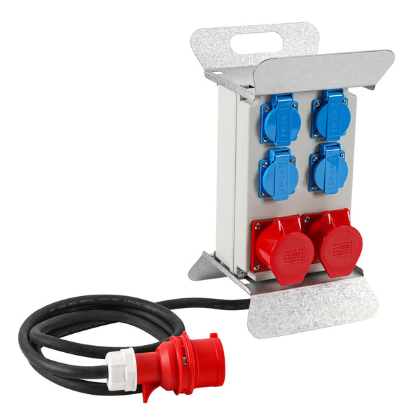 BMOT Baustromverteiler CEE 2 x 16A 400V+4x 230V 5 Polig