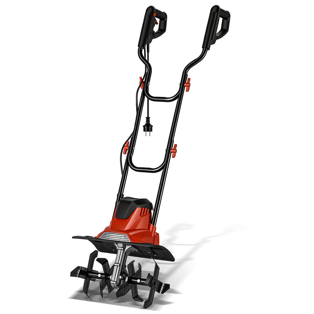 BMOT Elektrische Gartenfräse Bodenfräse 1050W 380 U/min