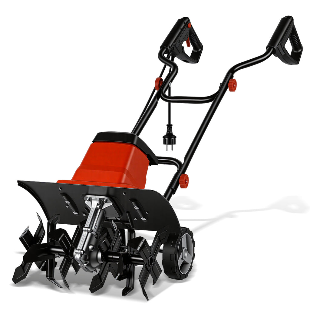 BMOT Elektrische Gartenfräse Bodenfräse 1500W 400 U/min