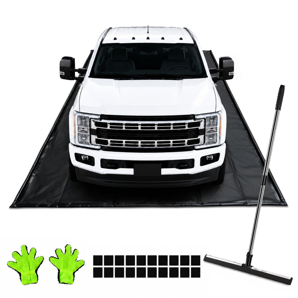 BMOT Garagenbodenmatte Werkstattmatte Befahrbar Bodenmatte für Garage Garagenmatte