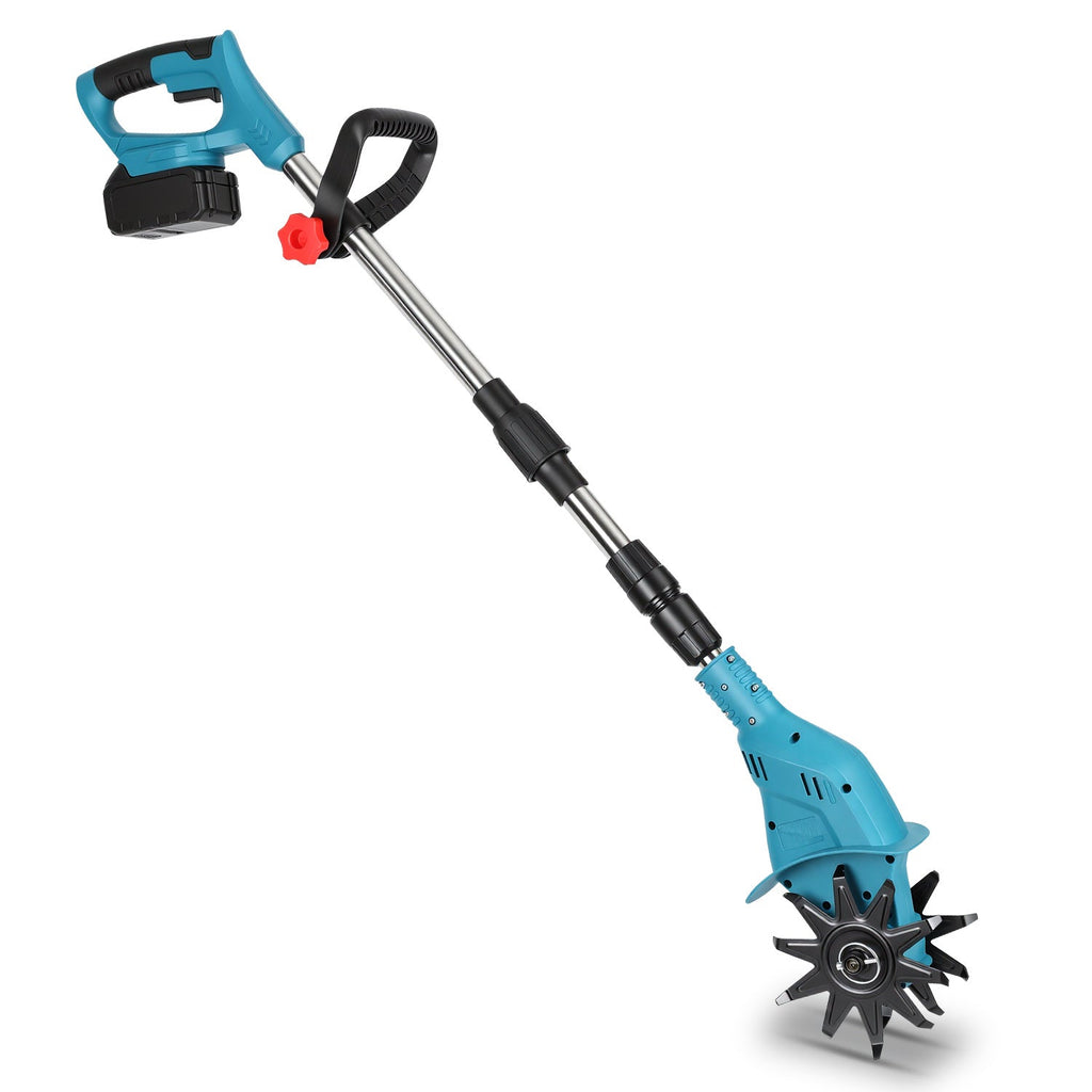 BMOT 550W Akku Gartenfräse mit 2 Akkus Tragbar