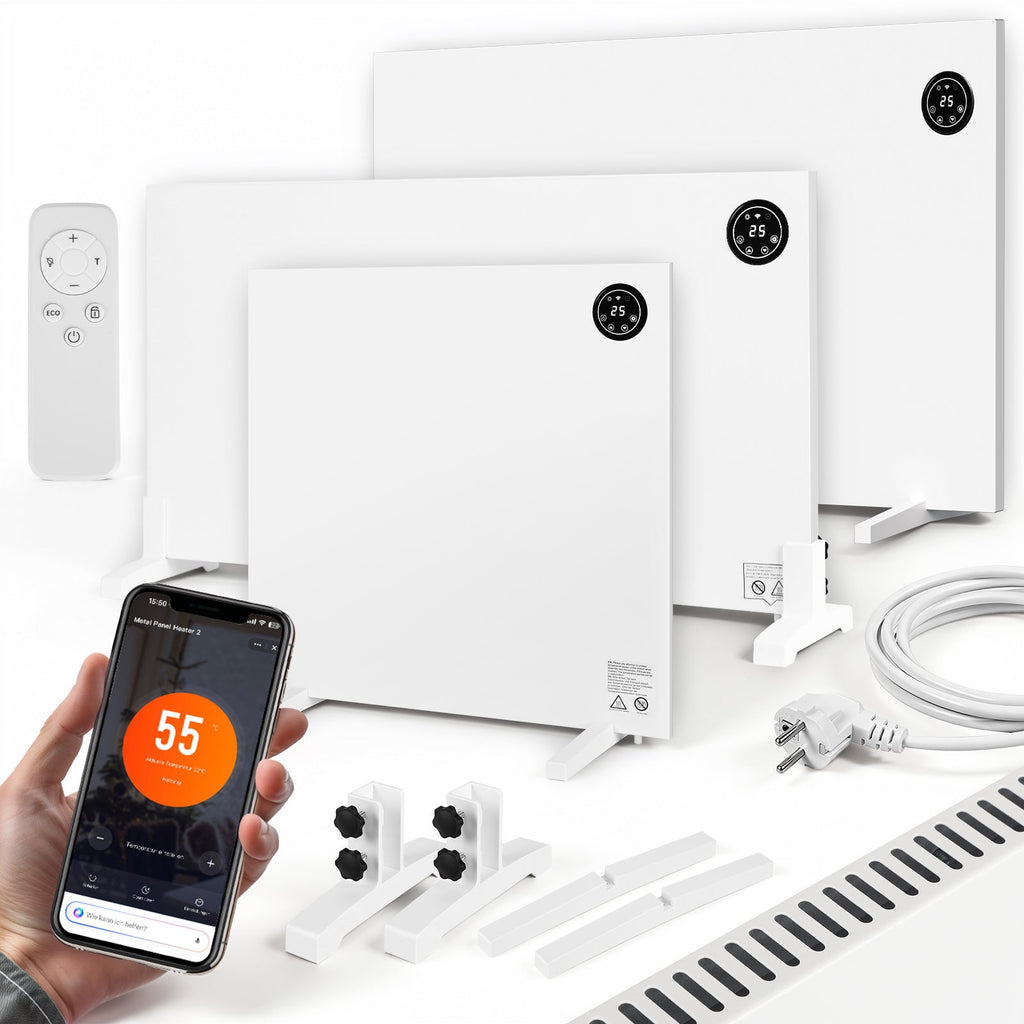 BMOT Infrarotheizung Elektroheizung Touchdisplay 400W / 750W / 1000W