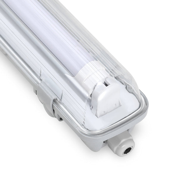 BMOT LED Feuchtraumleuchte 18W 120 cm T8 Neutralweiß