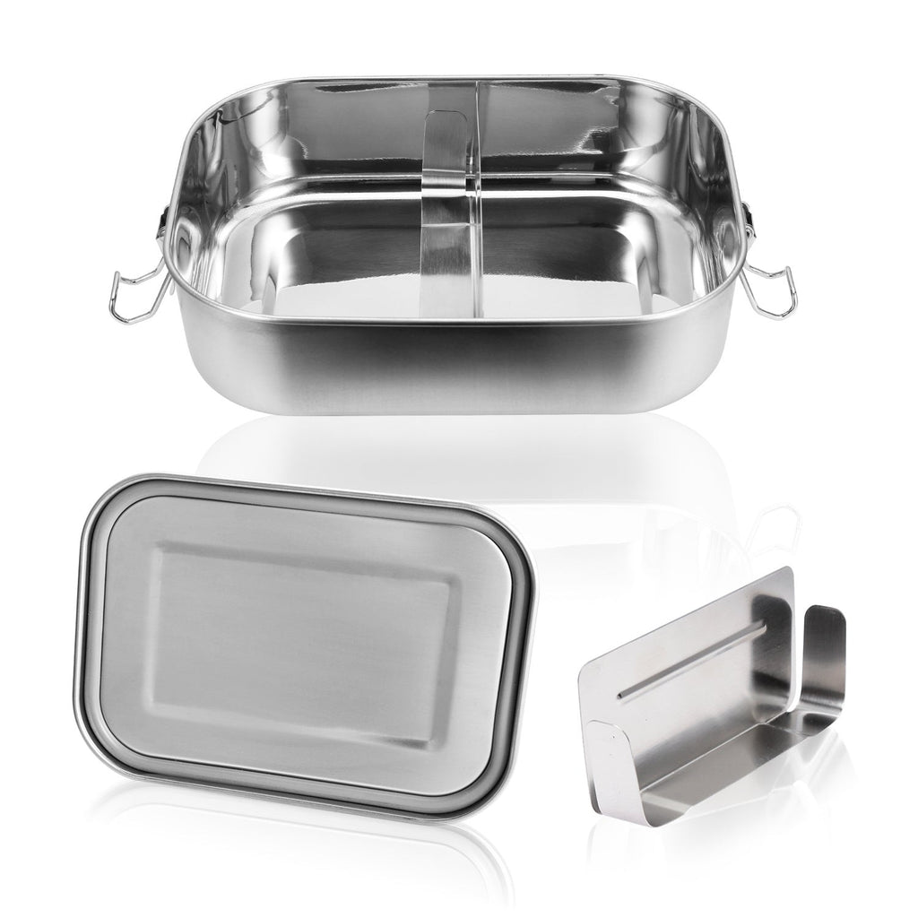 BMOT Edelstahl-Lunchbox mit Trennwand
