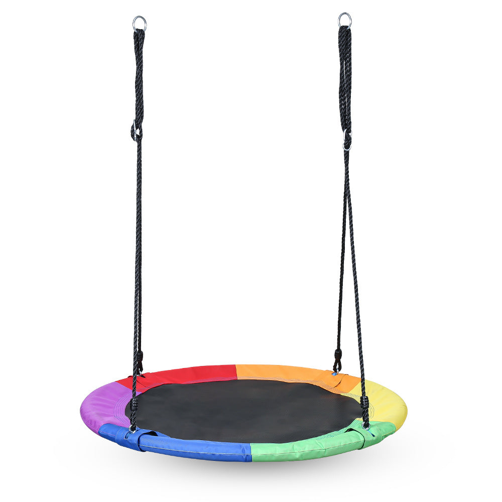 BMOT Nestschaukel Ø 100 cm, höhenverstellbar, bis 150 kg, für Kinder & Erwachsene