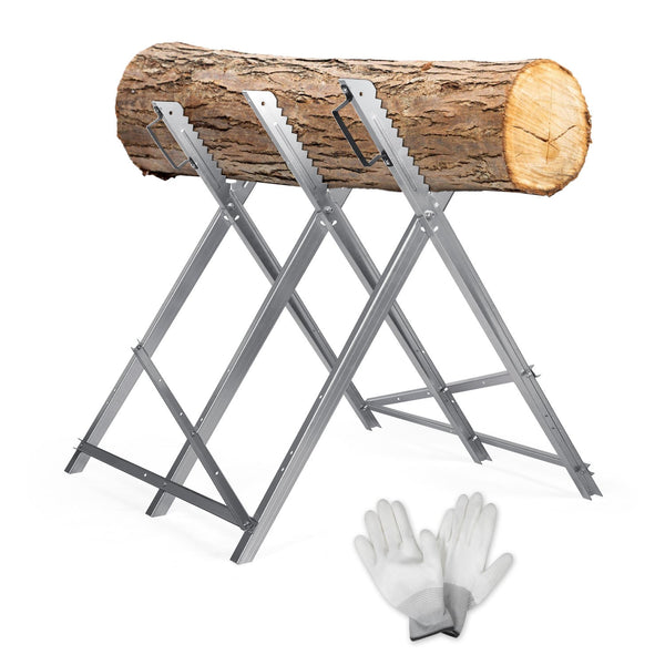 BMOT Sägebock Holzsägebock Sägehilfe mit 3 Haltern