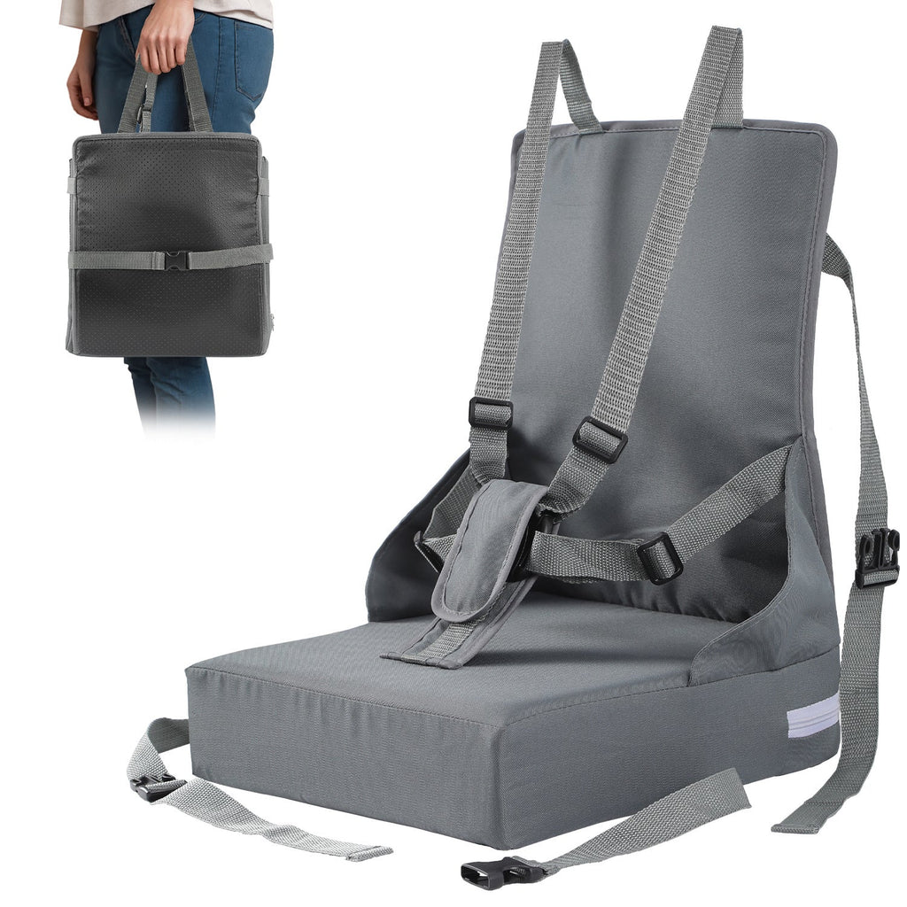 BMOT Tragbares Sitzkissen Kinder Stuhl, Rutschfeste Baby Sitzerhöhung inklusive Storage Bag