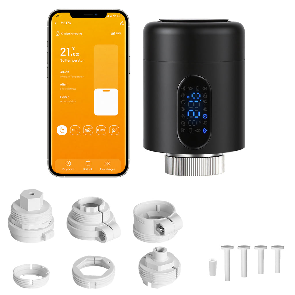 BMOT Smartes Heizkörperthermostat mit WLAN, App-Steuerung ohne Hub