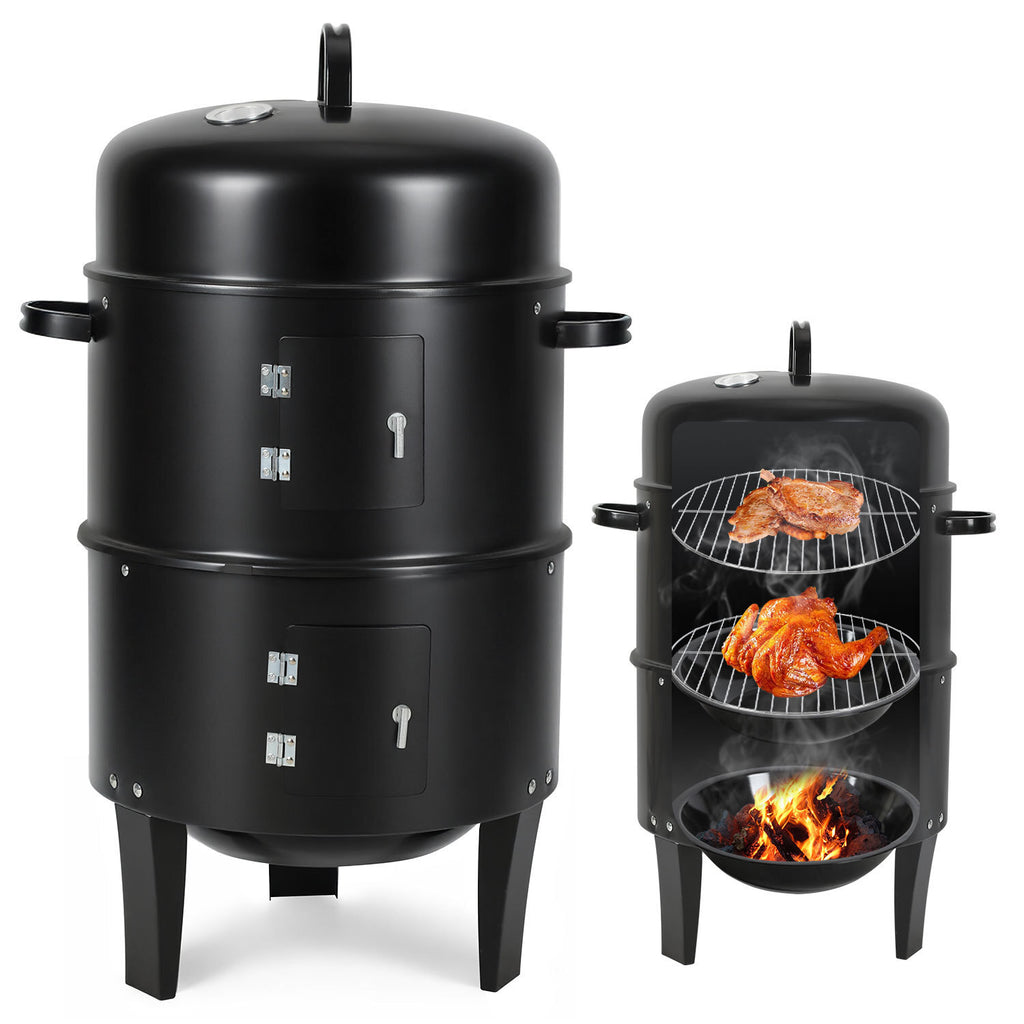 BMOT 3 in 1 Smoker Räucherofen 2 Ebenen