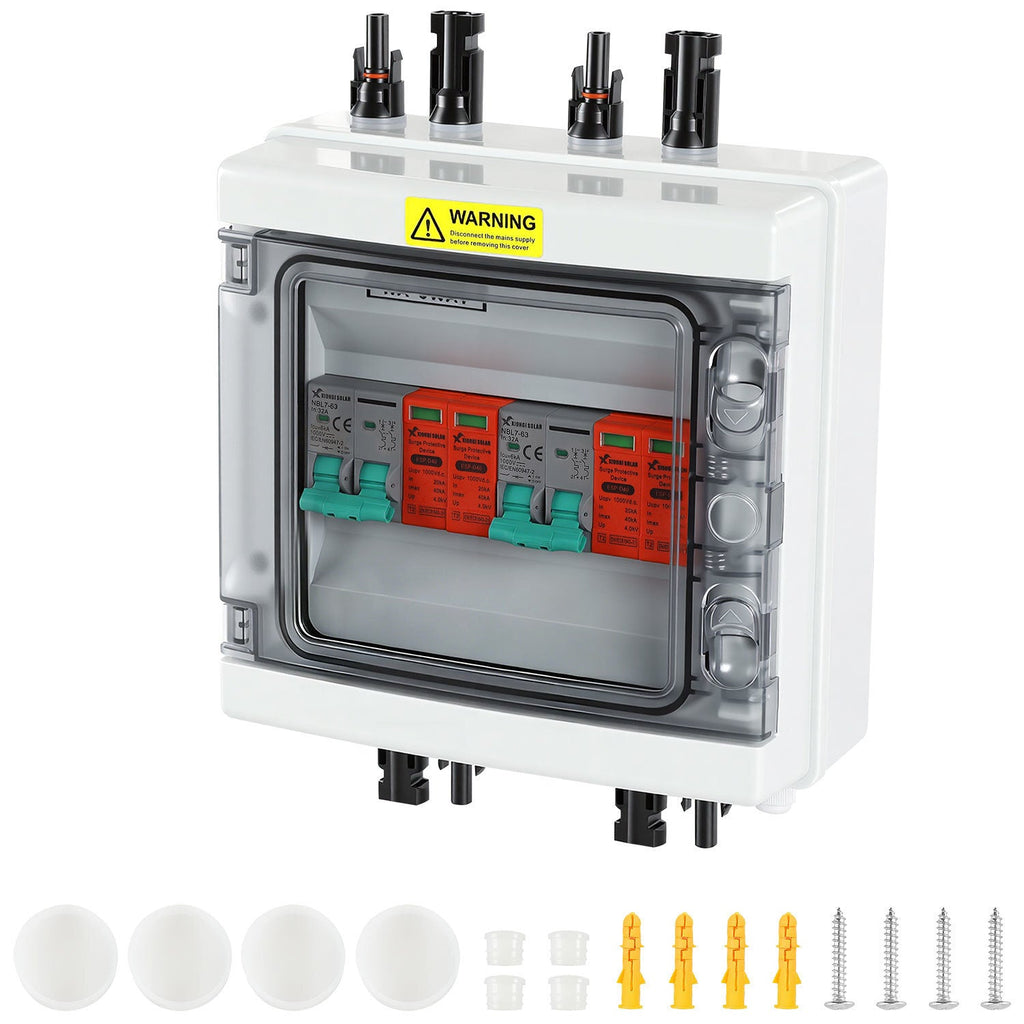 BMOT Überspannungsschutz PV DC 1000V mit Blitzschutz Leitungsschutzschalter für Photovoltaik