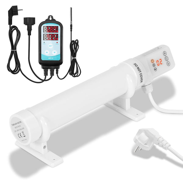 BMOT Gewächshausheizung Elektrische Heizung mit Timer und Thermostat