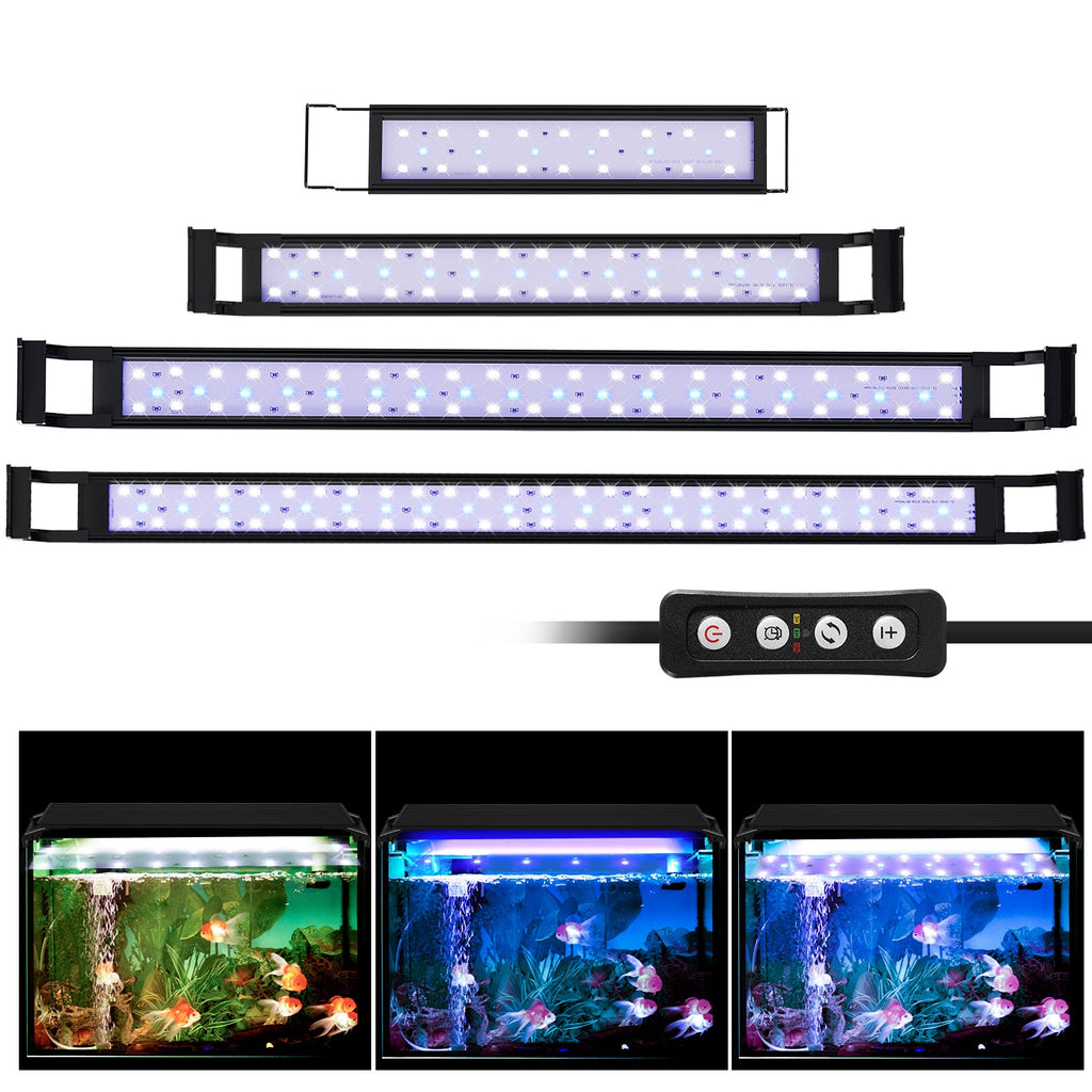 BMOT LED Aquarium Beleuchtung Weiß Blau Licht