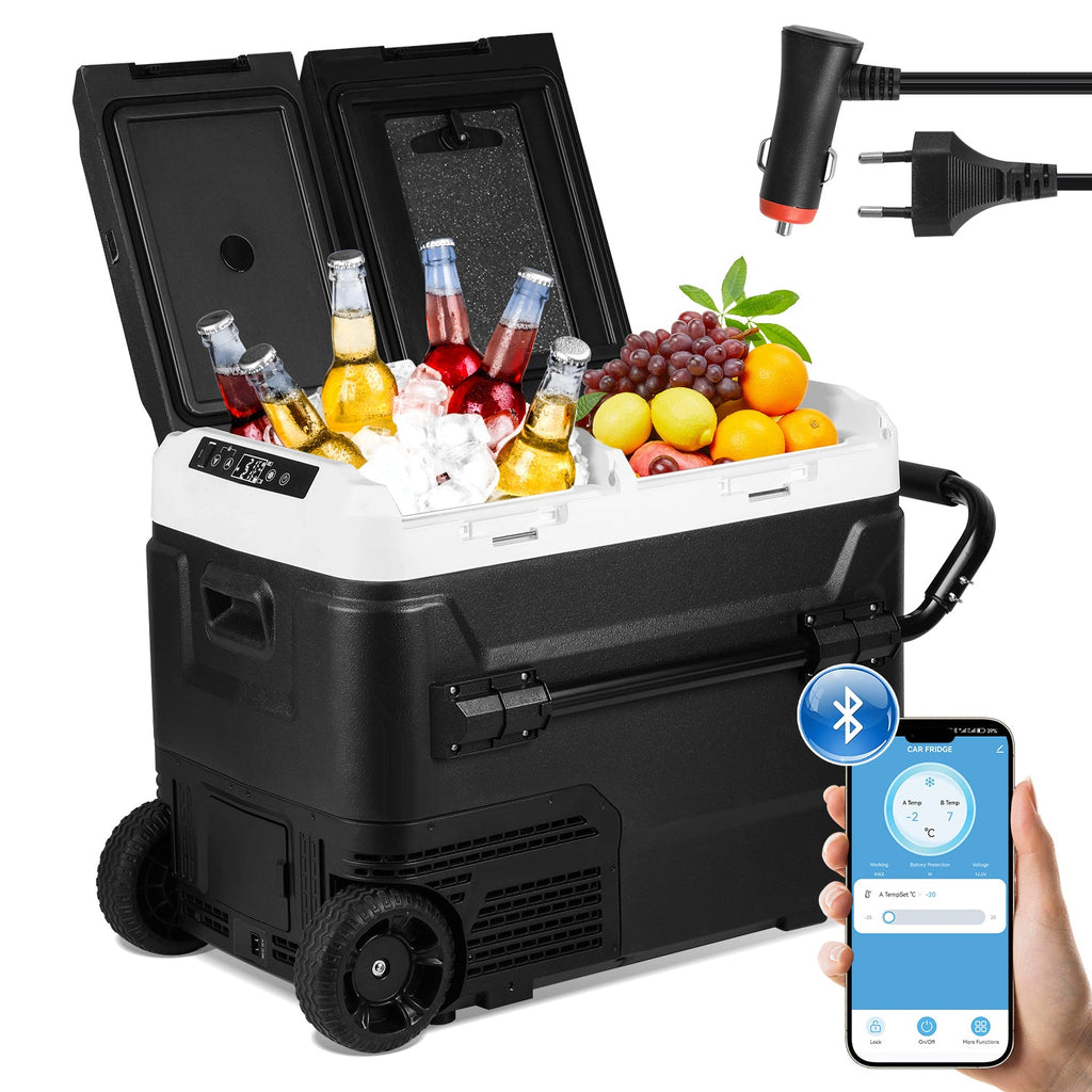 BMOT Kompressor Kühlbox Kühlschrank 50L KFZ APP