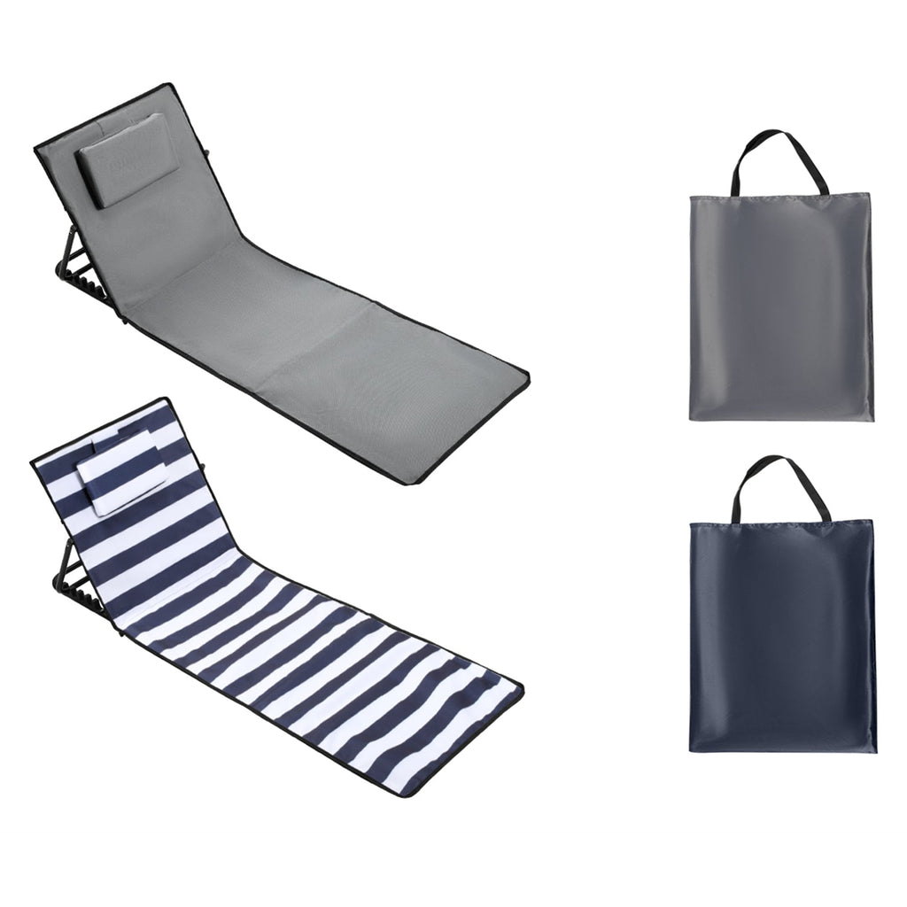 BMOT Strandliegen Tragbar Strandmatte mit Einstellbar Höhe 158cm