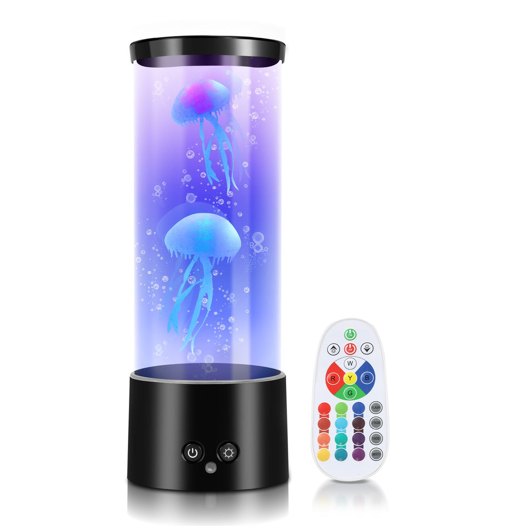 BMOT Quallenlampe Jellyfish Lampe RGB mit Fernbedienung
