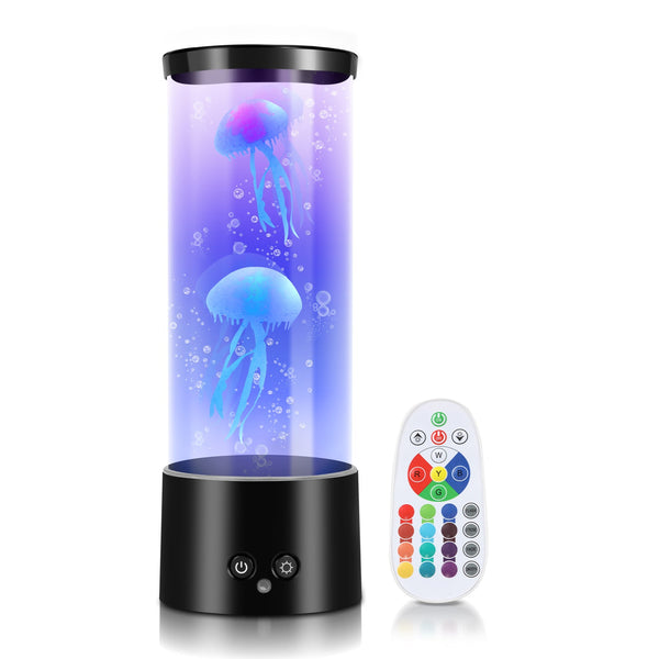 BMOT Quallenlampe Jellyfish Lampe RGB mit Fernbedienung