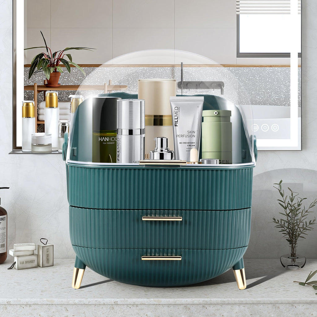 BMOT Kosmetik Aufbewahrungsbox 3-lagig mit Deckel