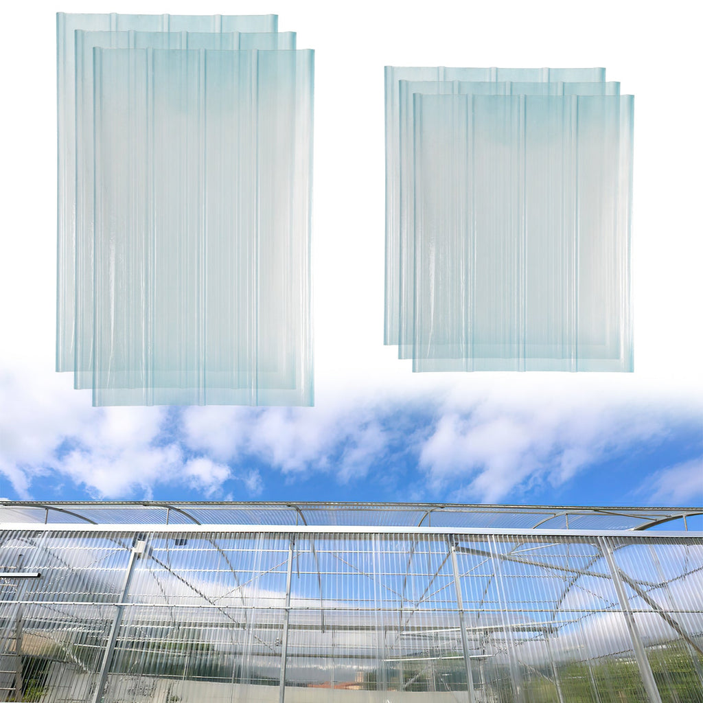 BMOT FRP-Trapezblech Wellplatten 2mm für Dachplatten