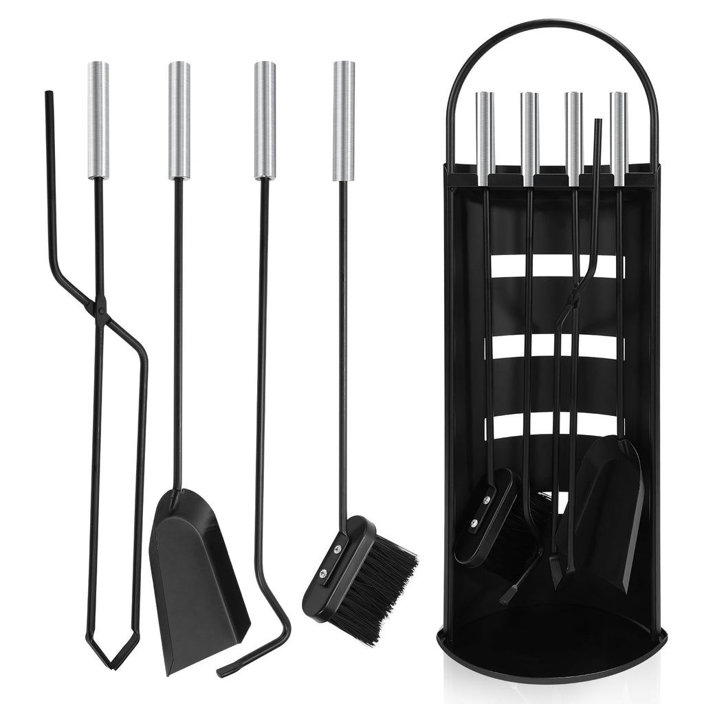 BMOT Kaminbesteck 5-teilig Edelstahl Kaminreinigungsset