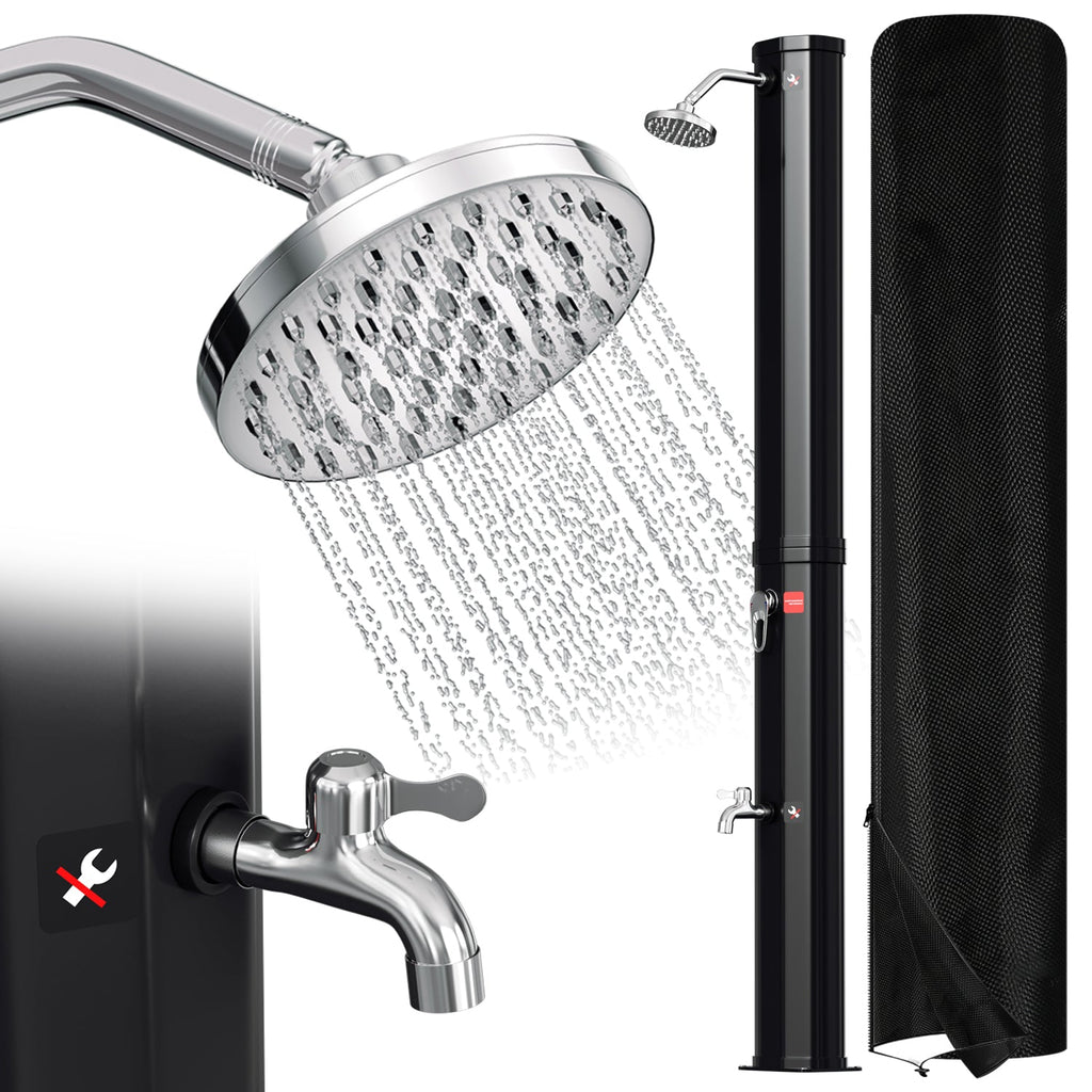 BMOT Solardusche 35L Gartendusche Inkl. Schutzhaube