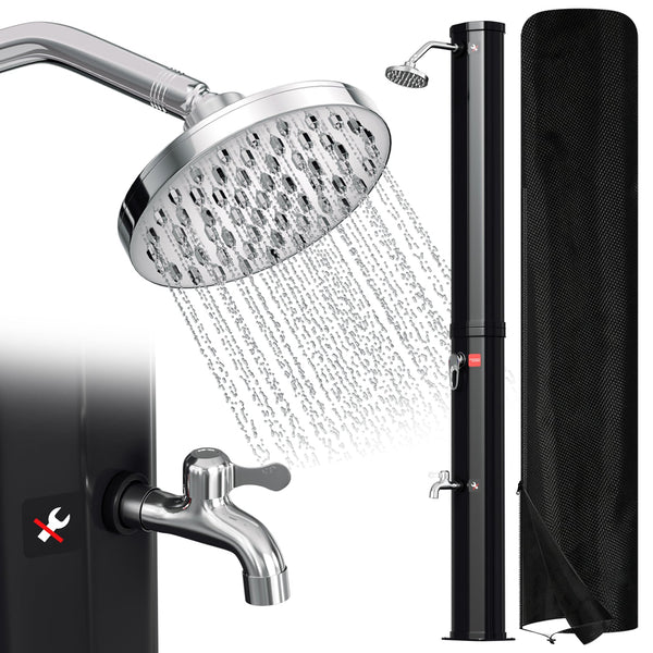 BMOT Solardusche 35L Gartendusche Inkl. Schutzhaube