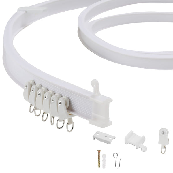 BMOT Gardinenschiene Gebogene 3m/5m