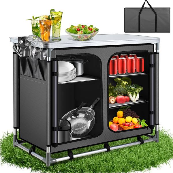 BMOT Campingküche Campingschrank Faltschrank