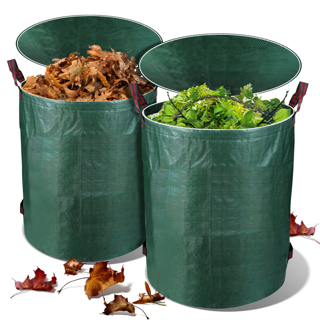 BMOT Gartenabfallsack Gartensack 272L mit Deckel