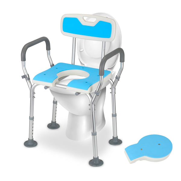 BMOT Duschhocker für senioren Duschstuhl mit Rückenlehne