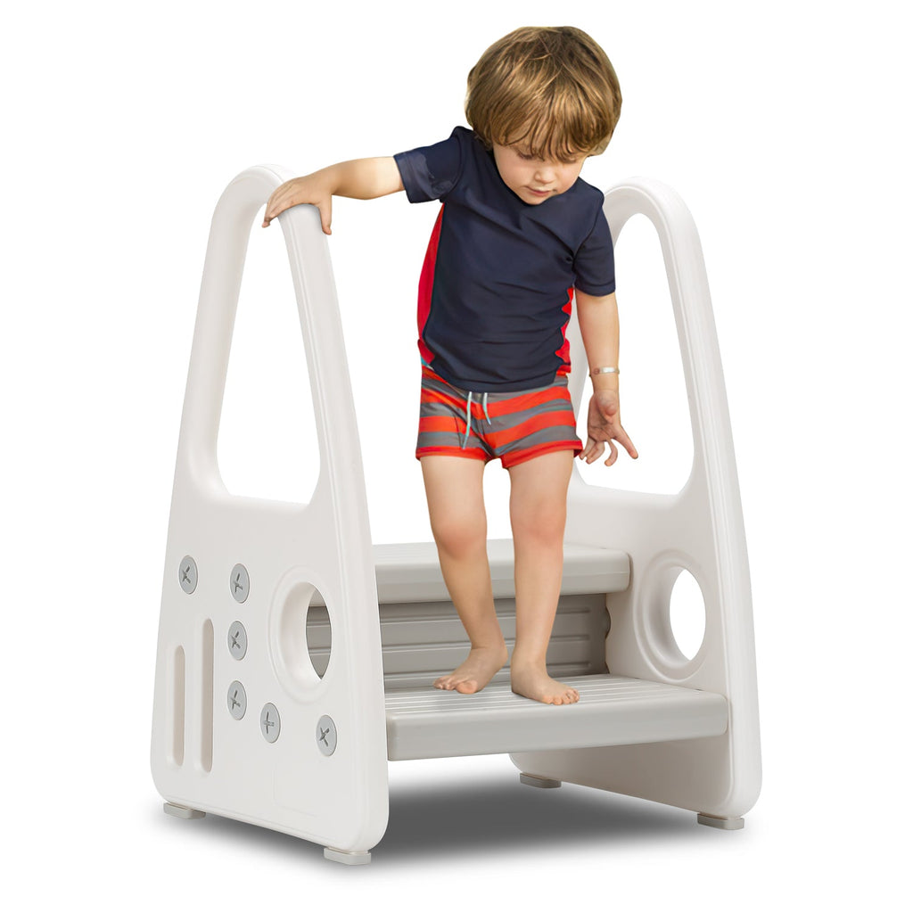 BMOT Tritthocker Kinder 2 Stufen mit Handhaben
