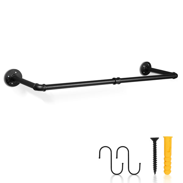 BMOT Wandgarderobe Garderobenstange 90cm Kleiderstange