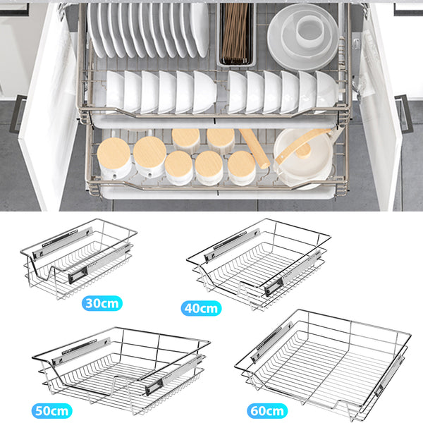BMOT 2X Korbauszug Schrankauszug Teleskopschublade
