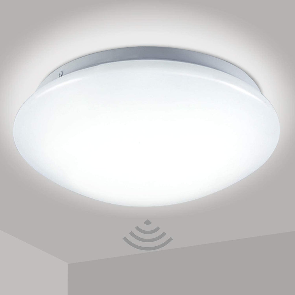 BMOT LED Deckenleuchte mit Bewegungsmelder 12W Warmweiß